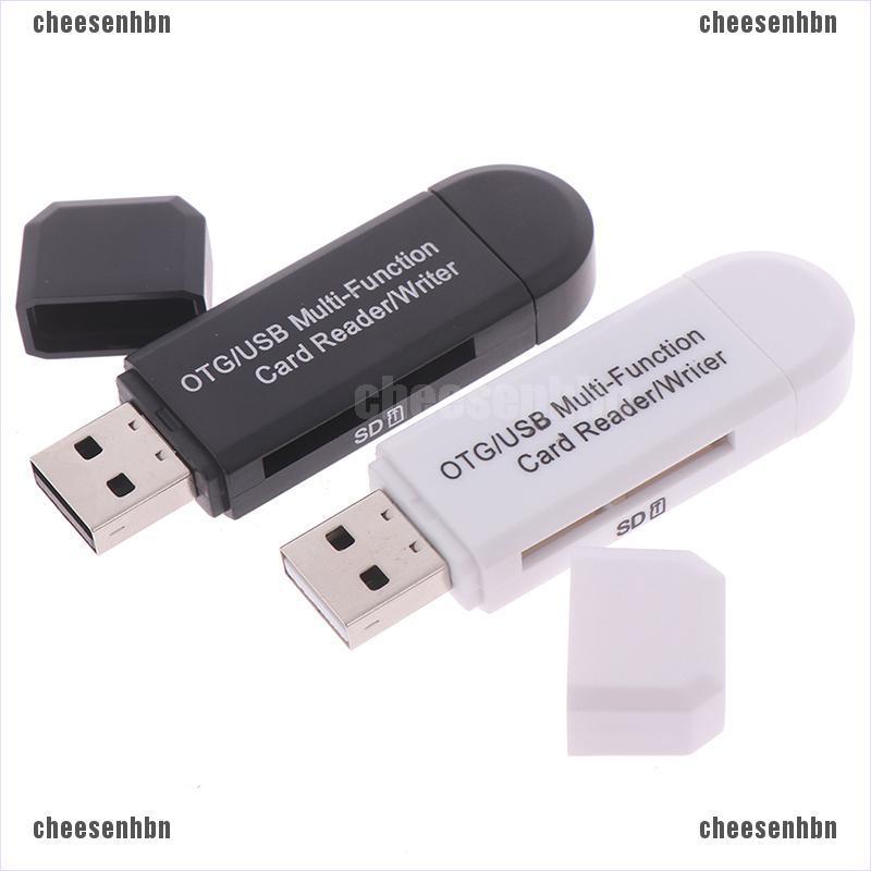 Đầu Đọc Thẻ Nhớ 2 Ni 1 Usb 2.0 Otg Micro Usb Cho Pc Phones S &amp; D Tf