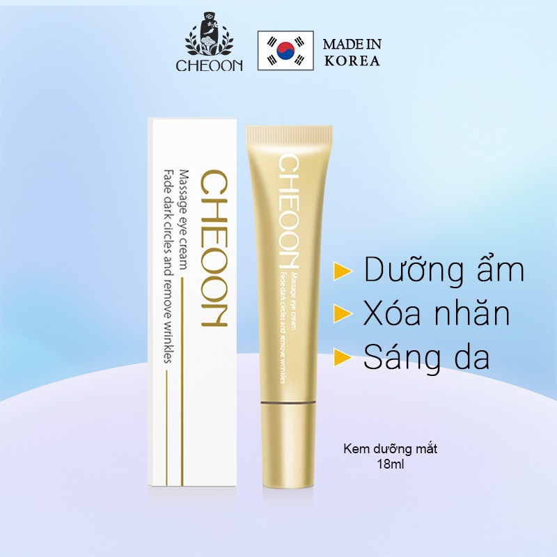 Kem dưỡng vùng mắt CHEOON Massage Eye Cream18ml,chăm sóc mắt đẹp mắt sản dưỡng da mắt kem mắt sắc mặt
