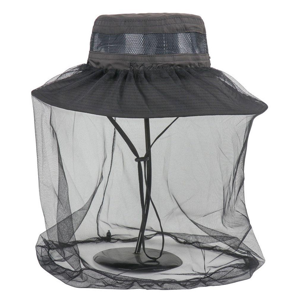 Mũ Câu Cá Ngoài Trời Có Màng Bảo Vệ Mặt Chống Muỗi