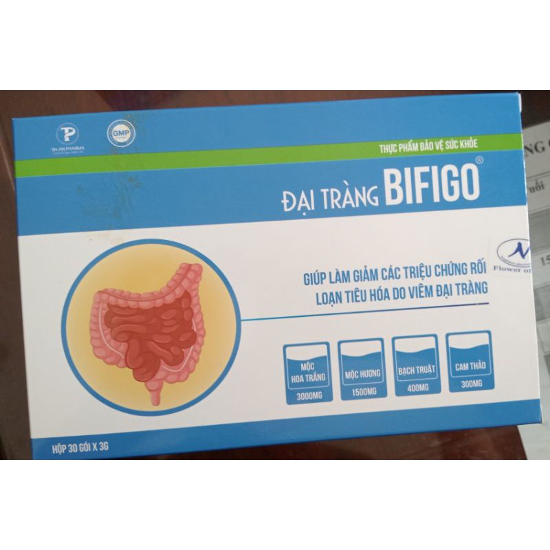 ĐẠI TRÀNG BIFIGO-Giúp làm giảm các triệu chứng rối loạn tiêu hóa do viêm đại tràng hộp 30 gói