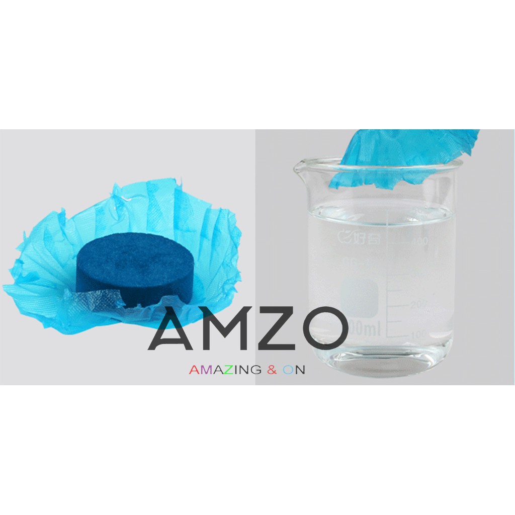 Combo 10 Viên tẩy bồn cầu toilet diệt khuẩn tẩy toilet (10 viên) - AMZO