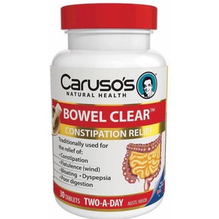 Thải Độc Ruột Carusos Natural Health Quick Cleanse Bowel Clear 60 viên