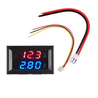 ✅[Giảm giá] Đồng hồ đo vôn ampe 10A 0-100v. Đồng hồ đo dòng dc