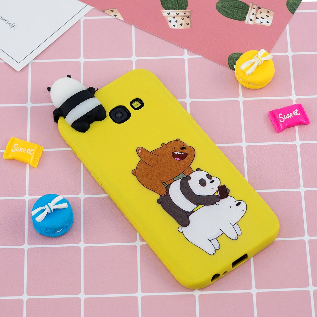 Ốp điện thoại silicone in hình hoạt hình dễ thương cho Samsung A3 A5 A7 2017 | BigBuy360 - bigbuy360.vn