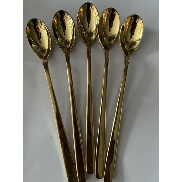 Muỗng Cơm-Muỗng Súp-Muỗng Cafe-Nĩa Cơm-INOX-304-Mạ Vàng Sang Trọng