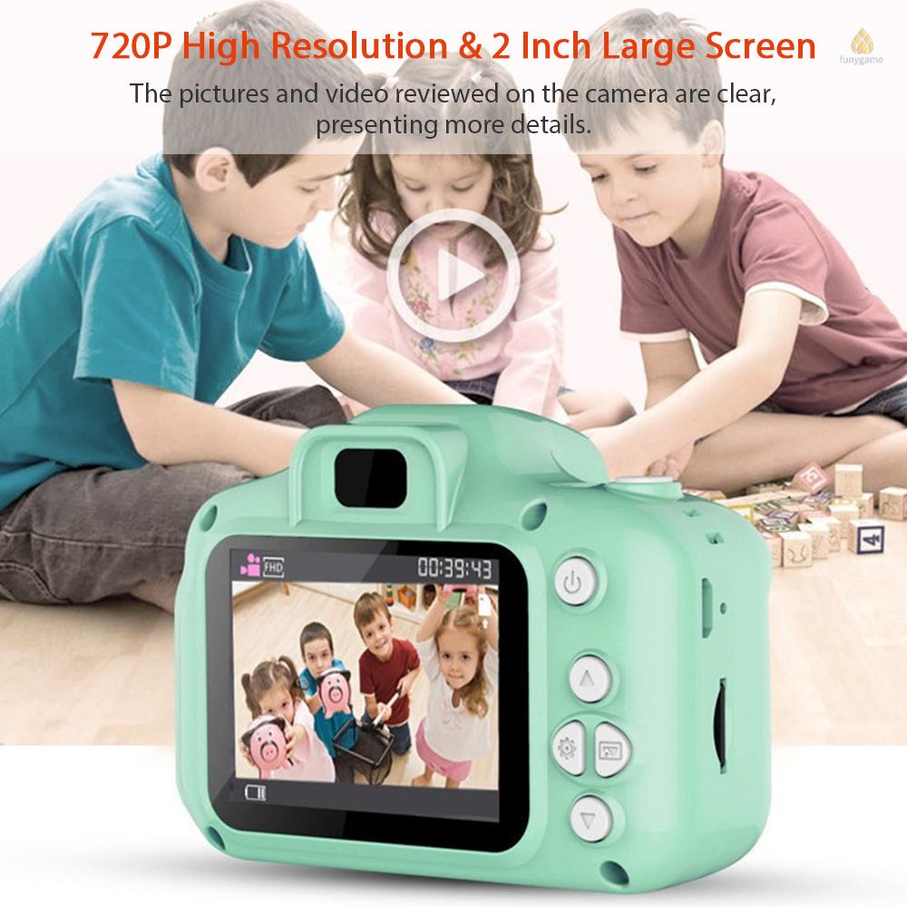 Máy quay phim kỹ thuật số 720P độ phân giải cao 8 Mega Pixels 2 Inch IPS cho bé
 | BigBuy360 - bigbuy360.vn