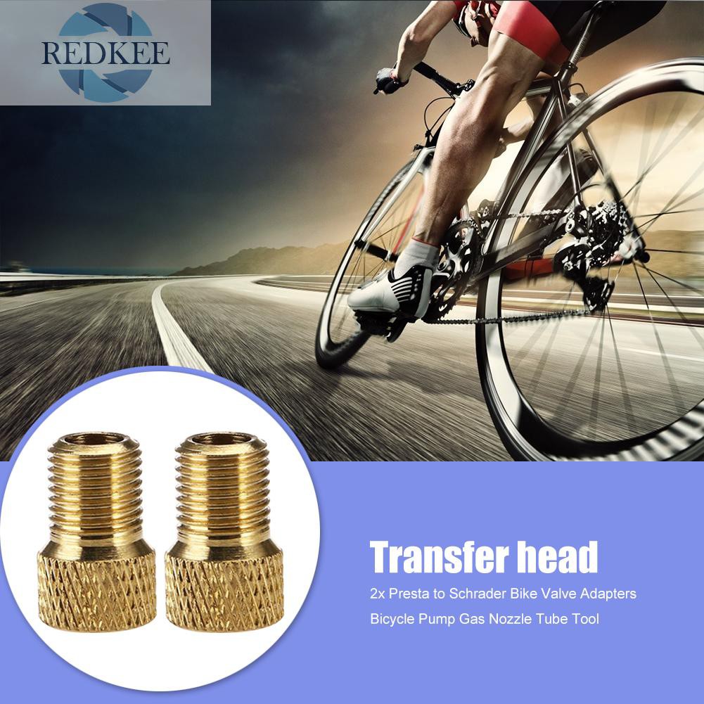 Set 2 Đầu Van Bơm Hơi Cho Bánh Xe Đạp