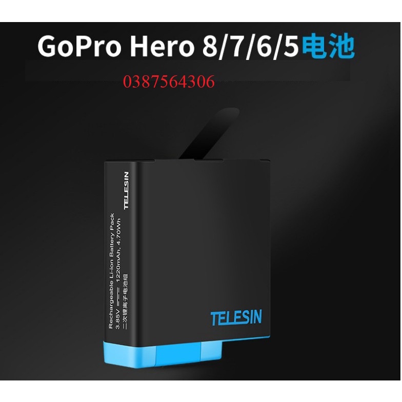 Pin GoPro 5/6/7/8/9/10 chính hãng - GoPro101 - inoxnamkim