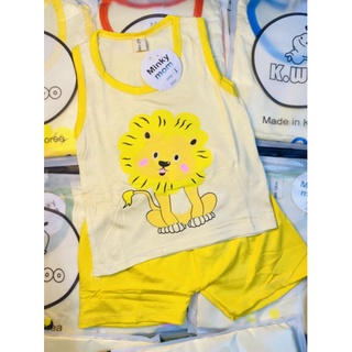Bộ ba lỗ thun lạnh Minky Mom cho bé