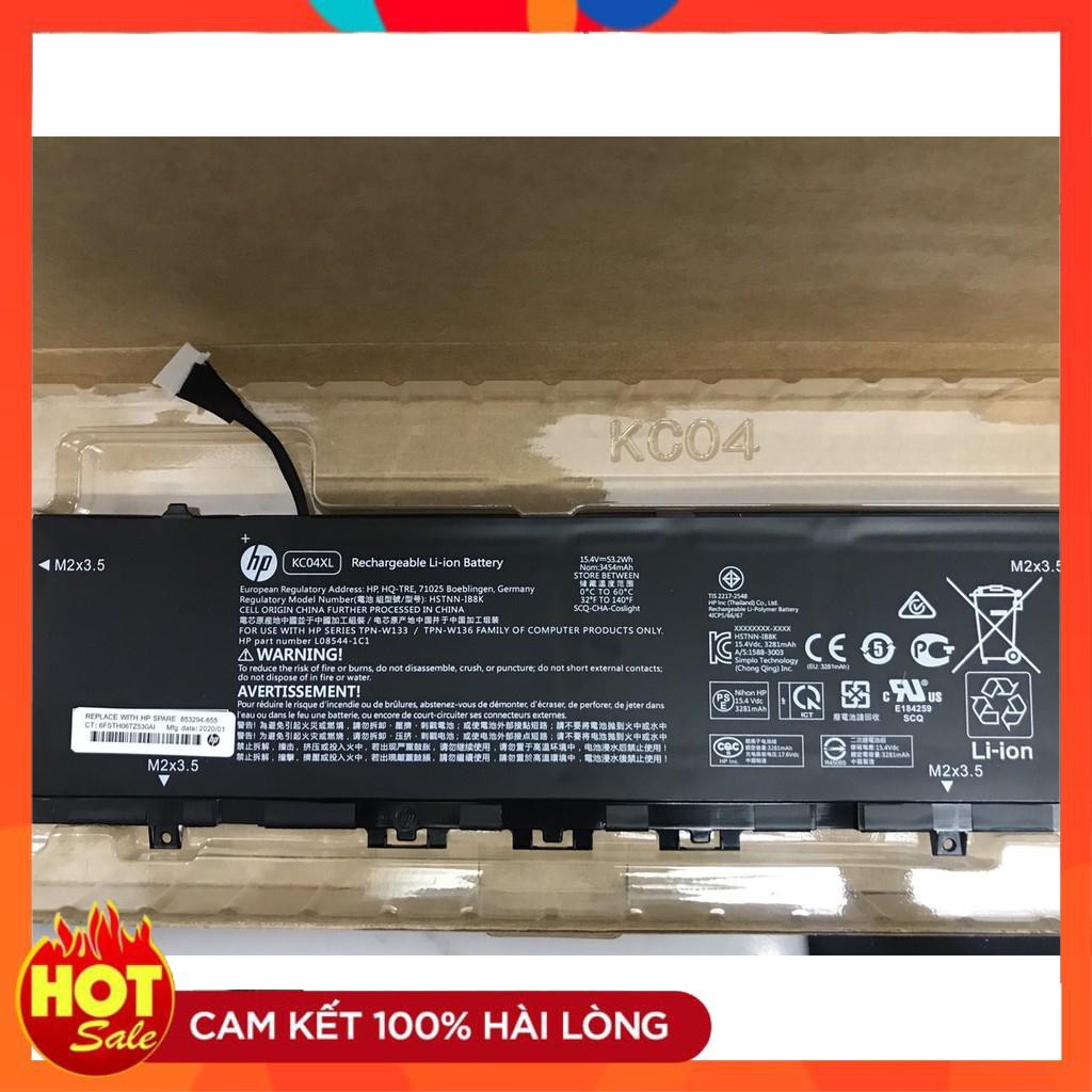 HÀNG ZIN  Pin (Battery) HP Envy X360 13-AG 13M-AQ 13-AH KC04XL New Original