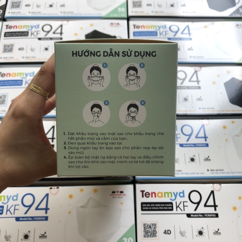 Hộp 30 cái Khẩu Trang Tenamyd NIOSH N95