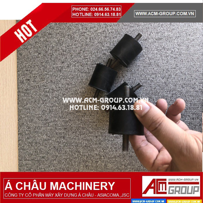 QUẢ CAO SU GIẢM CHẤN, GIẢM RUNG MÁY ĐẦM THƯỚC ( GIÁ CHO 1 QUẢ)