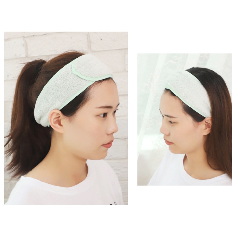 [Hàng mới về] Băng đô rửa mặt/ trang điểm cho nữ dùng khi tắm/ đi spa/ salon