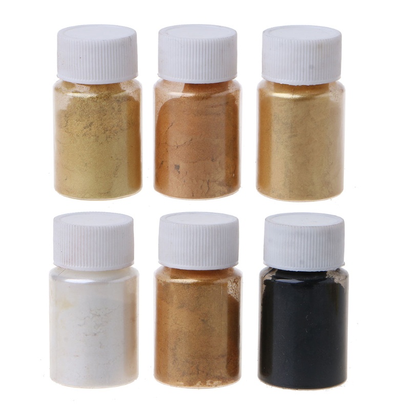 1 Bộ Bột Mica Khoáng Tự Nhiên Nhiều Màu Dùng Làm Xà Phòng/ Mỹ Phẩm