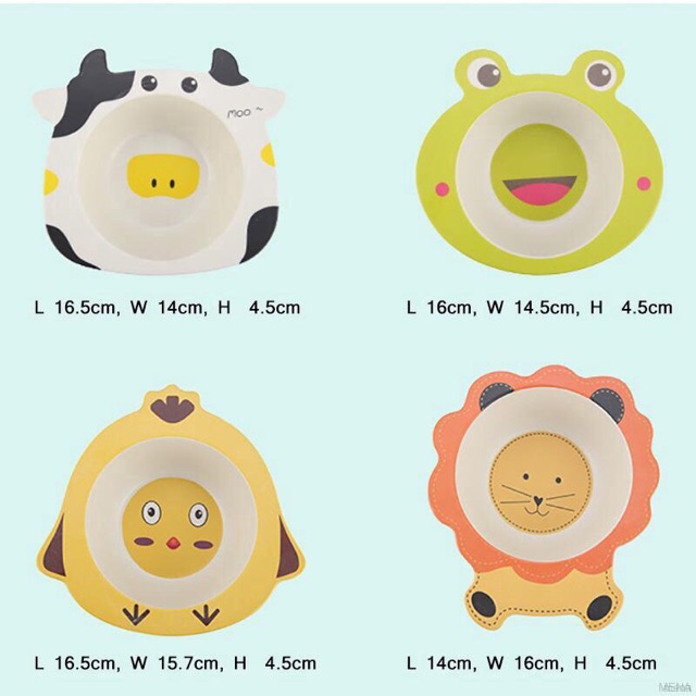 Bát ăn dặm sợi tre cho bé