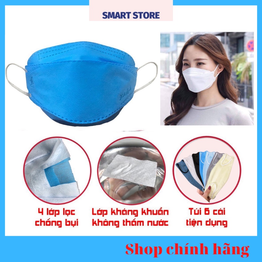Khẩu trang 3d mask, khẩu trang LAND MASK KF94 phong cách hàn quốc, chống bụi kháng khuẩn ,bộ y tế khuyên dùng sét 6 cái | BigBuy360 - bigbuy360.vn