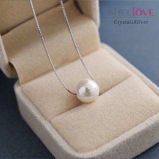 Dây Chuyền Nữ Bạc 925-30% Mặt Giả Ngọc Trai Vòng Cổ Thanh Lịch Nữ Tính