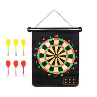 [48x42cm - 02 MẶT - CỠ ĐẠI] Bảng phi tiêu nam châm 17 inches biggest size, 02 mặt, 06 phi tiêu đi kèm, hàng chính hãng