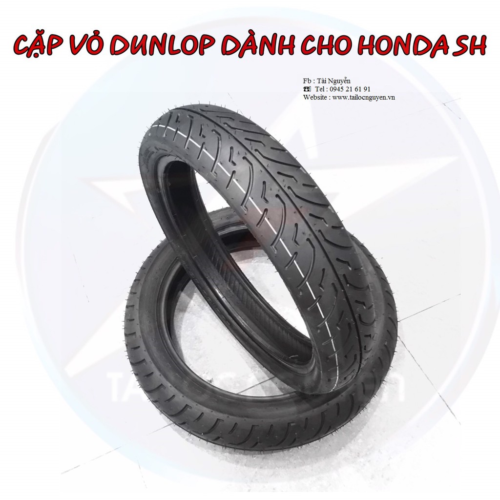 CẶP VỎ DUNLOP D451 DÀNH CHO HONDA SH