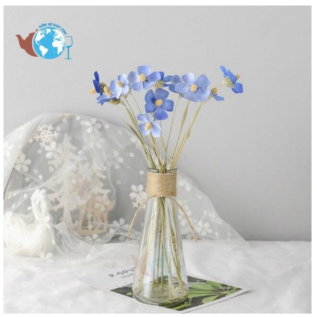 Lọ Hoa Trang Trí Thủy Tinh Tam Giác 350ml Decor