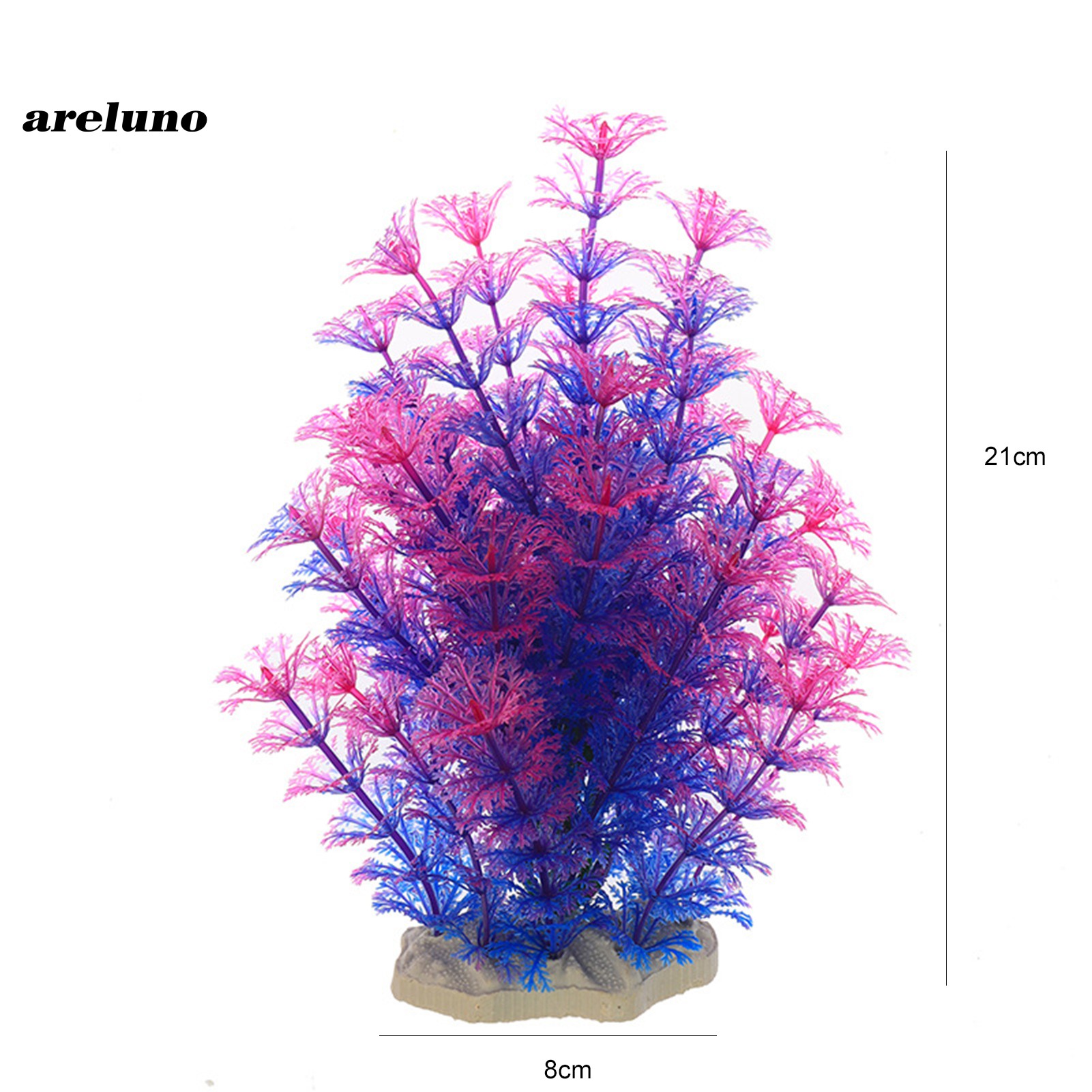 AREL Take care of the pet Good Toughness Fish Tank Decoration Decorative Scenery Plants Multifunctional for Home