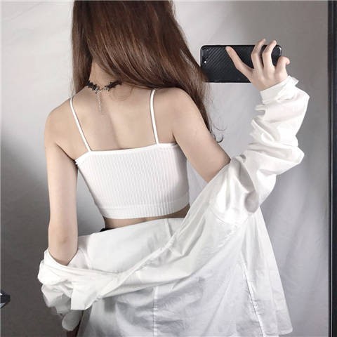 Áo Bra Tập Gym ⭐FREESHIP⭐ Áo Ngực Nữ - Áo Bra 2 Dây Cotton Mát Mẽ LINHLINH A809