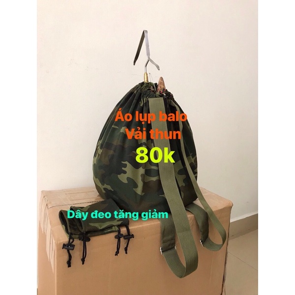 Áo lụp balo cu gáy