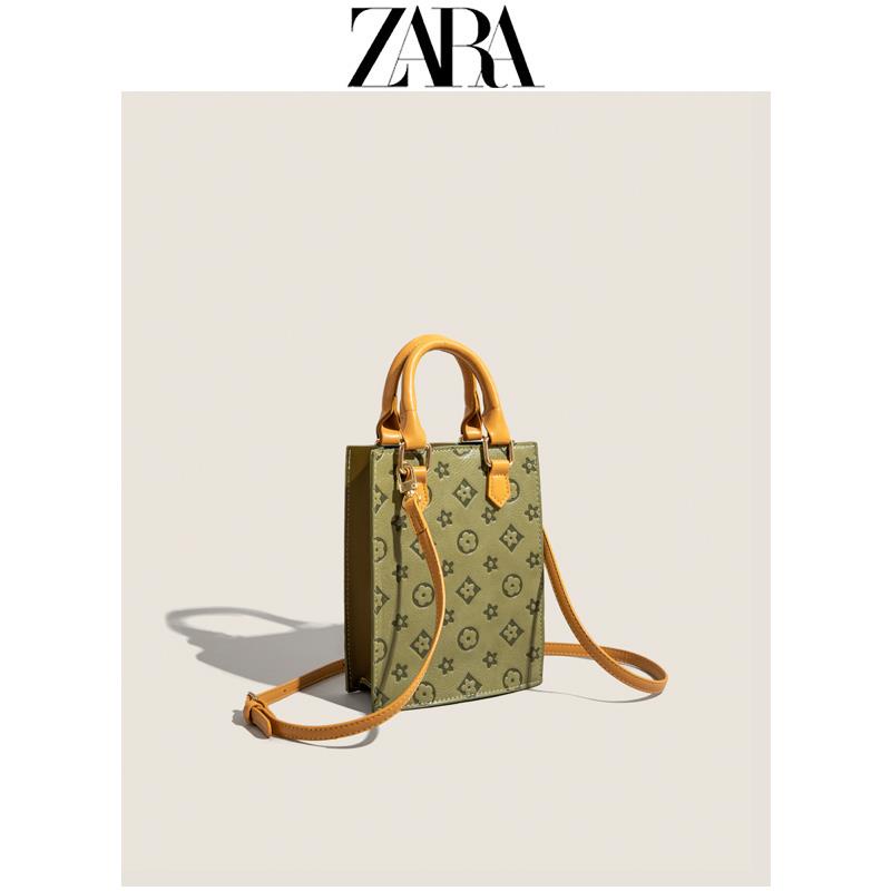 * Giao Hàng Nhanh * Túi Đeo Chéo zara Hong Kong Dạng Dọc Phong Cách Retro 2021 Đựng Điện Thoại Đeo Chéo Dễ Phối Đồ Cho Nữ