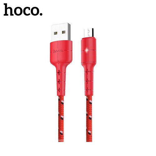 Cáp sạc nhanh báo đèn Hoco X14 Pro chân Micro dòng điện tối đa lên đến 3A dài 2M