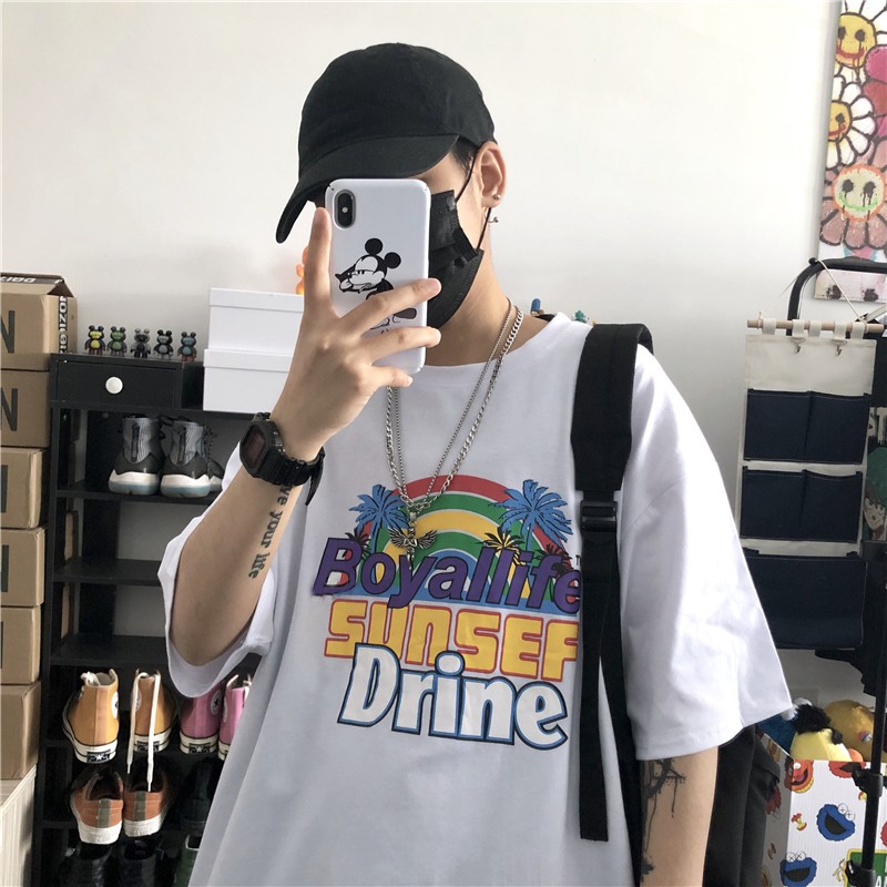 Áo thun tay lỡ Unisex Yinxx, áo phông form rộng ATL139 | BigBuy360 - bigbuy360.vn