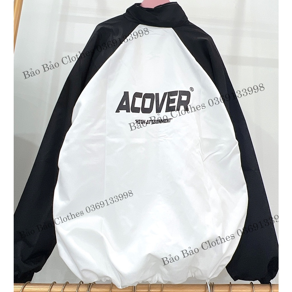 Áo Gió Bomber Nam Nữ  Form Rộng 2 Lớp Acover Vải Dày Mịn Thoáng Mát Thiết Kế Thời Trang Kiểu Dáng Năng Động