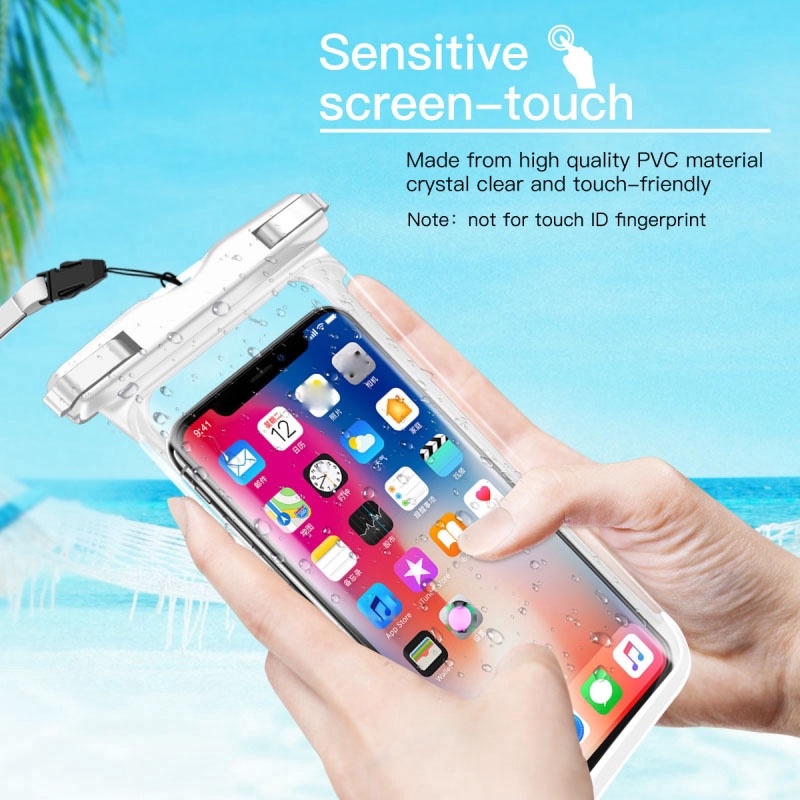 Túi Đựng Điện Thoại Chống Thấm Nước HdoorLink Có Dây Đeo Tiện Dụng Cho Samsung