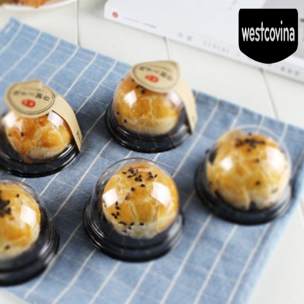 [Hot]☀ Hộp Đựng Bánh Cupcake Một Ngăn Bằng Nhựa Cấp Thực Phẩm Dùng Một Lần Cho Tiệc Cưới