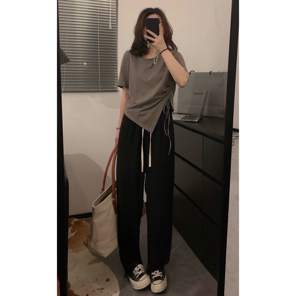 Áo Thun Ngắn Tay Phong Cách Hàn Quốc Năng Động Dành Cho Nữ