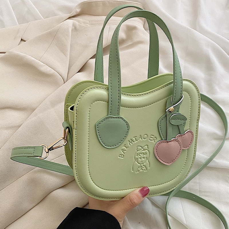 Túi đeo vai/ xách tay IELGY họa tiết quả cherry thời trang cao cấp cho nữ