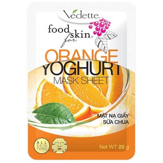 Mặt nạ giấy Vedette sữa chua cam 25g