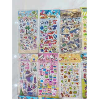 Hình dán đồ chơi sticker 3D nổi cho bé