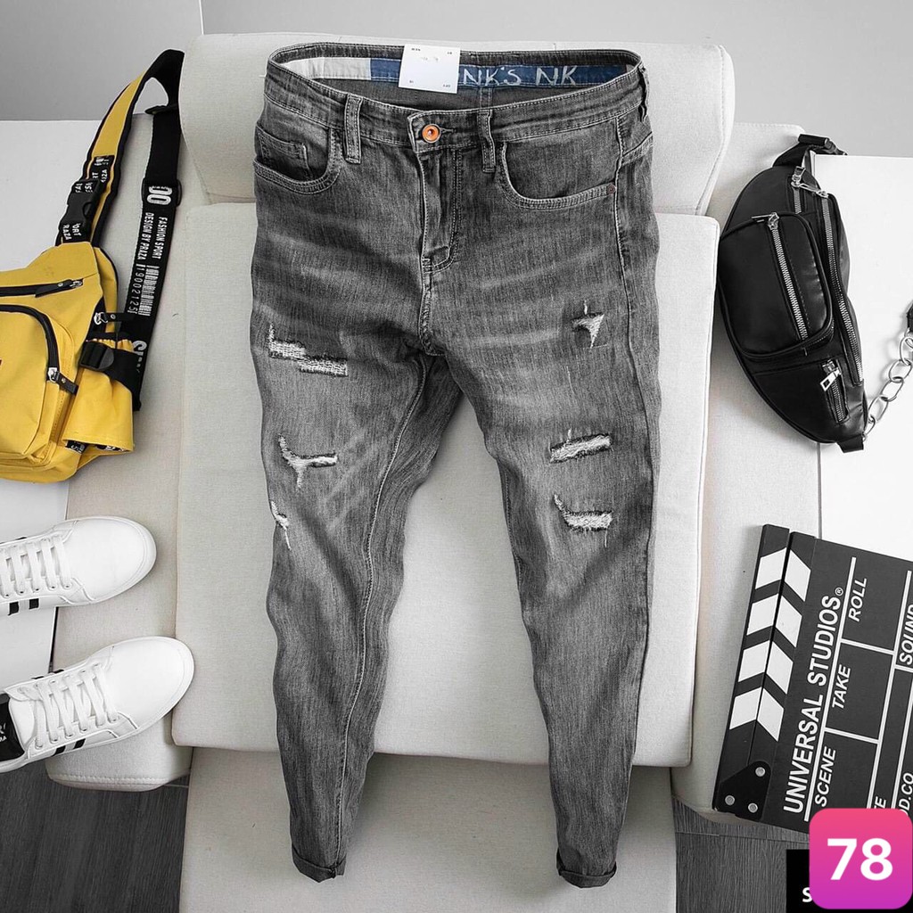 Quần Jean Nam Cao Cấp 👉 𝐅𝐑𝐄𝐄 𝐒𝐇𝐈𝐏 👉 Quần Bò Nam Cao Cấp Hbfashion57 | BigBuy360 - bigbuy360.vn