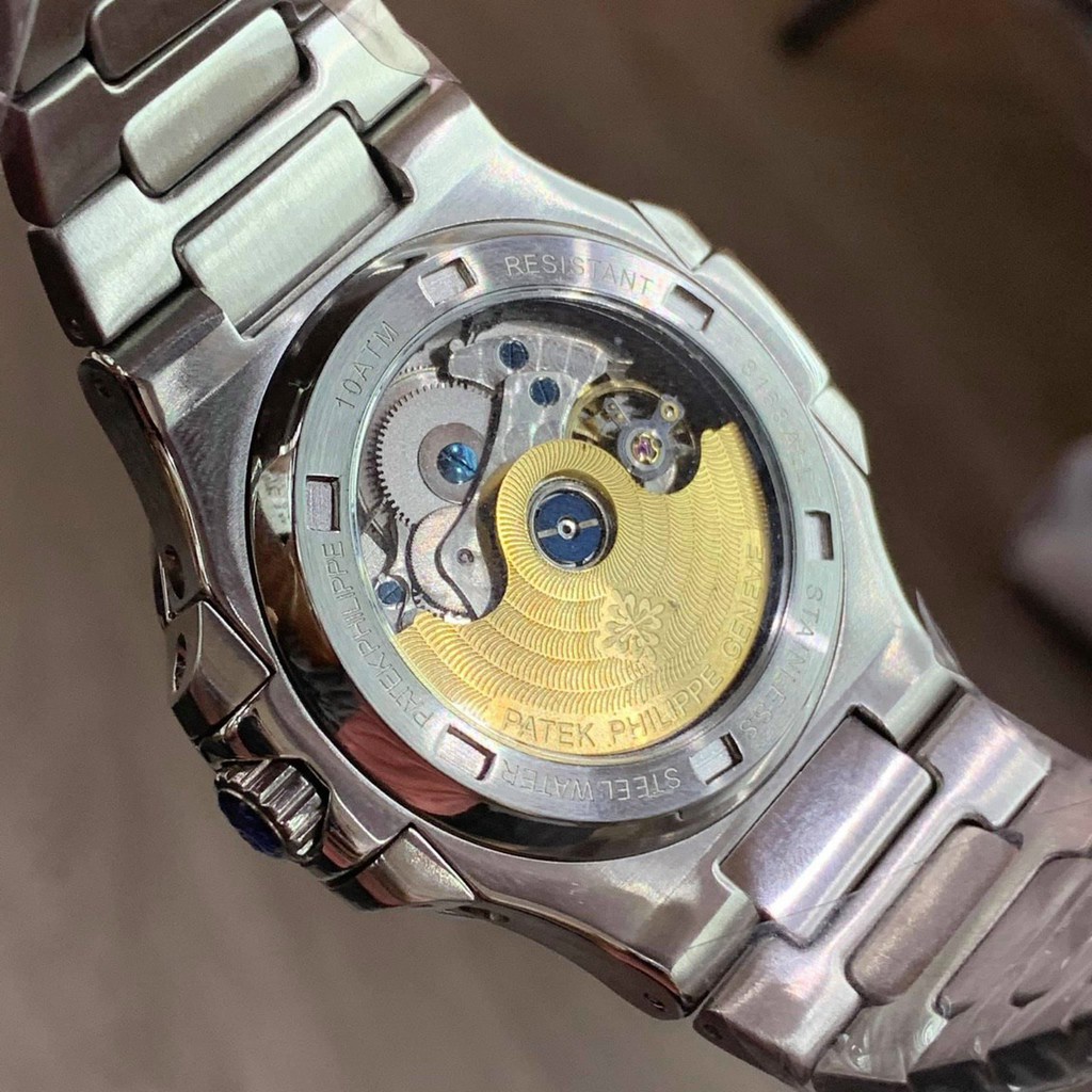 Đồng hồ Nam Pt vuông dây da, kim loại 6kim máy nhật chạy cơ Automatic  size 41-42mm nhiều màu