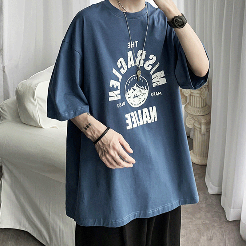 Áo Thun Nam Tay Ngắn In Hình Phong Cách Đường Phố Size M-3Xl