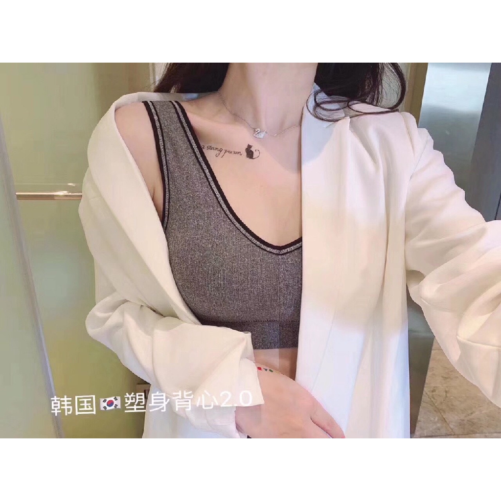 Áo bra nữ tập gym, yoga cổ chữ V phong cách hàn