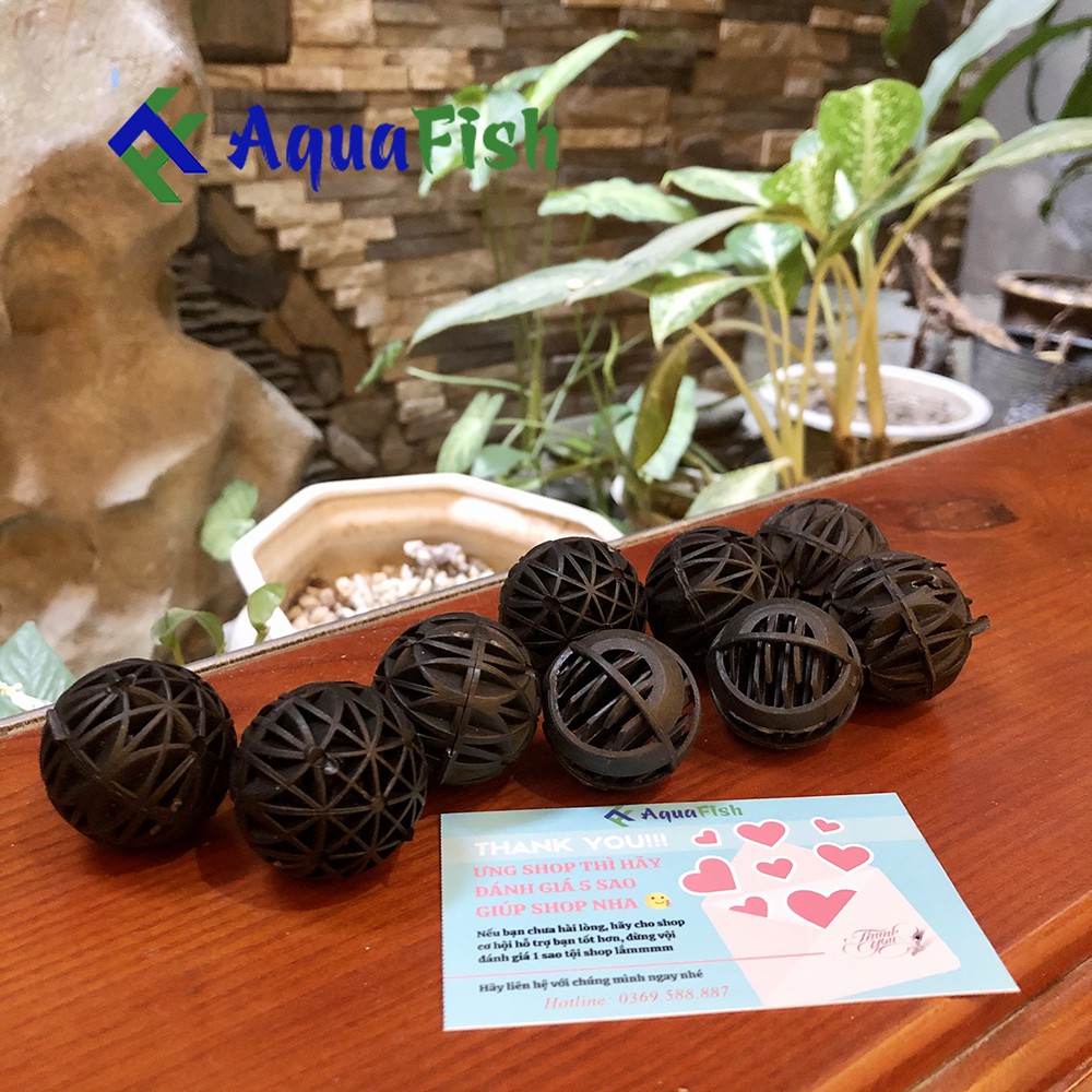 30 Quả Bóng Lọc Vi Sinh Bioball Giúp Lọc Nước Hồ Cá