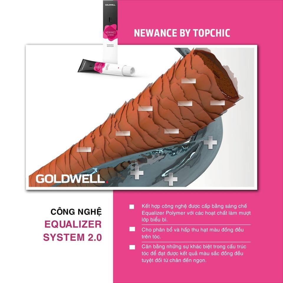 MÀU NHUỘM PHỦ BẠC THỜI TRANG GOLDWELL NEWANCE BY TOPCHIC 60ML