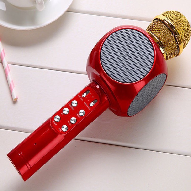 Micro Hát KARAOKE WS1816 BLUETOOTH WS-1816 Màu Ngẫu Nhiên