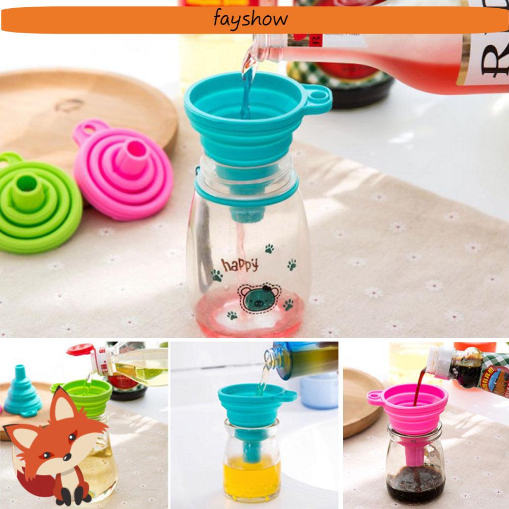 Phễu Silicone Đa Năng Gấp Gọn Tiện Dụng Cho Nhà Bếp