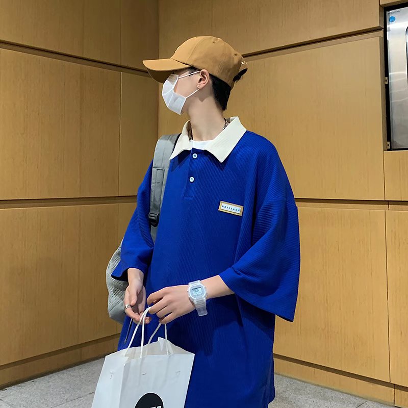 Áo polo Ngắn Tay Thời Trang Mùa Hè Hàn Quốc Dành Cho Nam