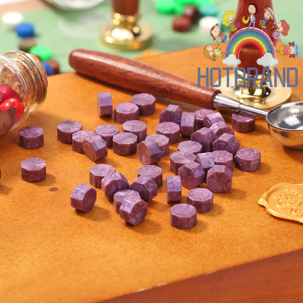 Bộ 100 Con Dấu Sáp Hình Bát Giác Cổ Điển