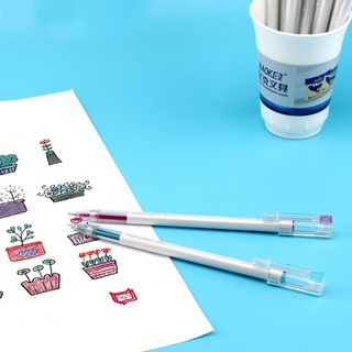 Bút Bi Nước 12 Màu Baoke PC3708