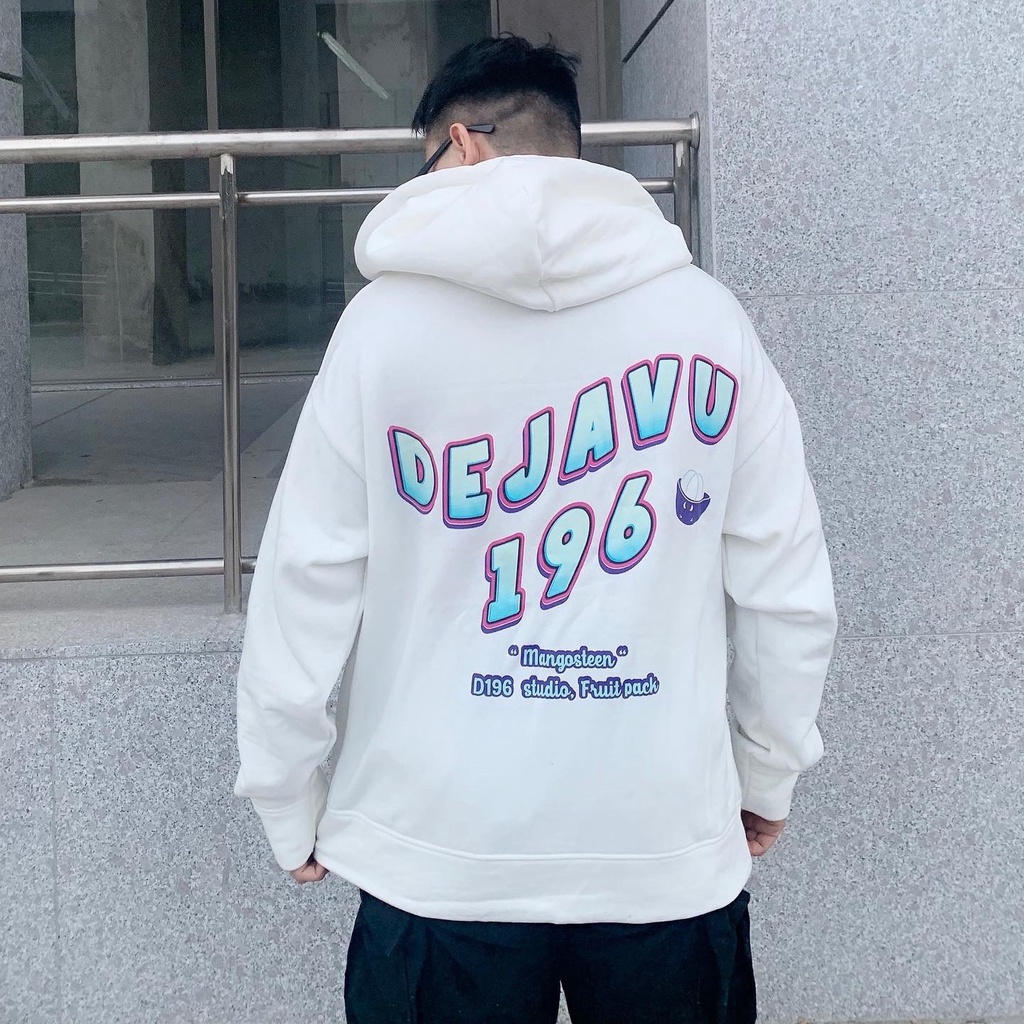 Áo hoodie zip DEJAVU.196/ Mangosteen