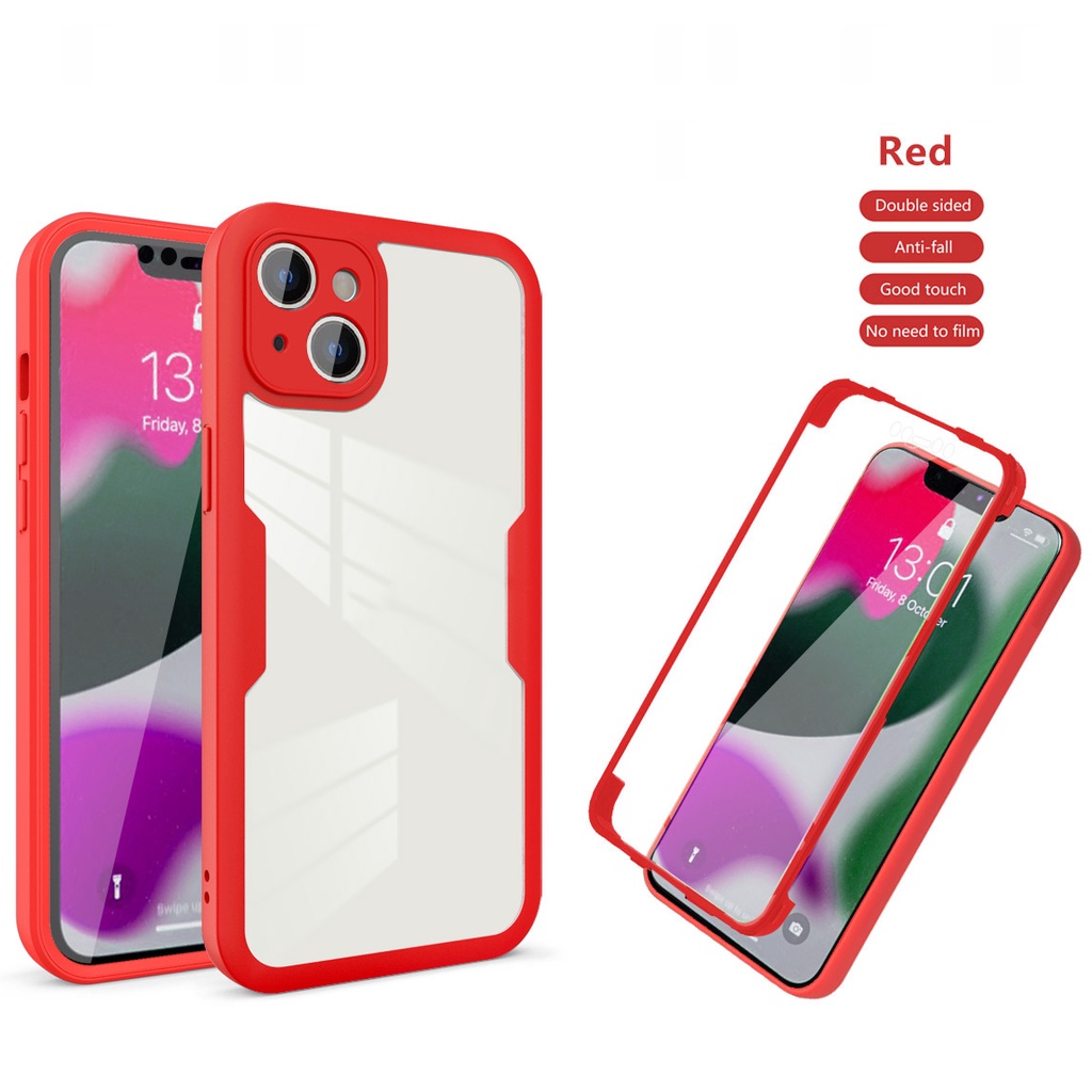 Ốp Điện Thoại Acrylic Bảo Vệ Toàn Diện Chống Sốc Cho iPhone 12 11 X XS Max